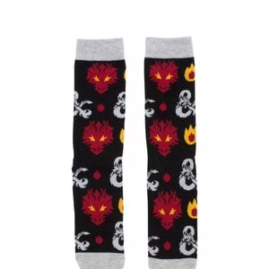 3/$25 Dungeons & Dragons Men crew socks